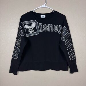 Walt Disney World Glitter Pullover spirit jersey style Top Womens H